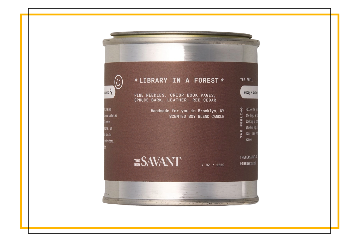Library in a Forest Candle