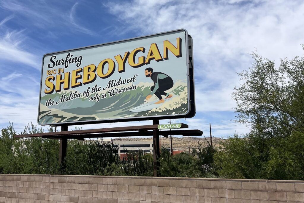Malibu of the Midwest sign